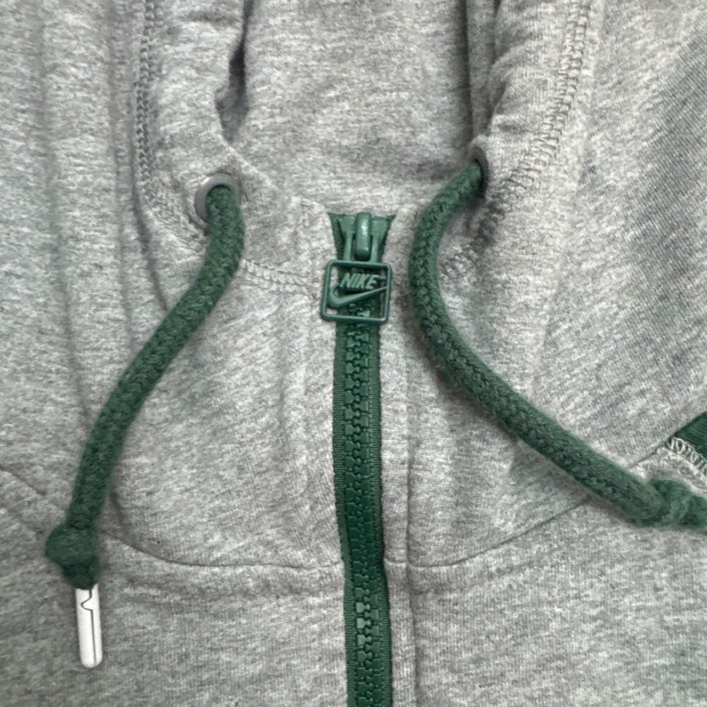 Nike Oregan Duck Full Zip Hoodie Sweatshirt Mens Large Gray Green Colorblock - Picture 10 of 15